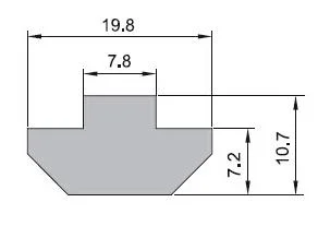 Συνδετήρας σύνδεση-8-40 για τη Straight-Line σύνδεση επέκτασης